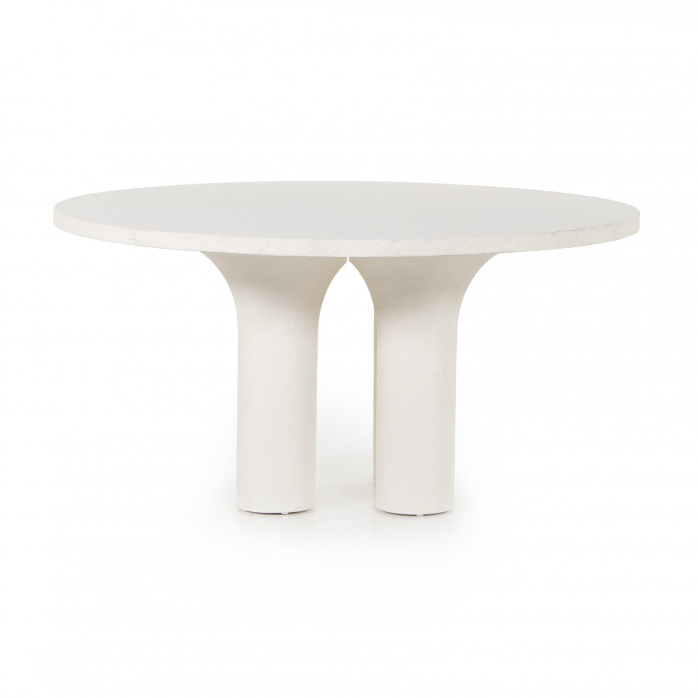 PARRA DINING TABLE-PLASTER MOLDED CONCRT