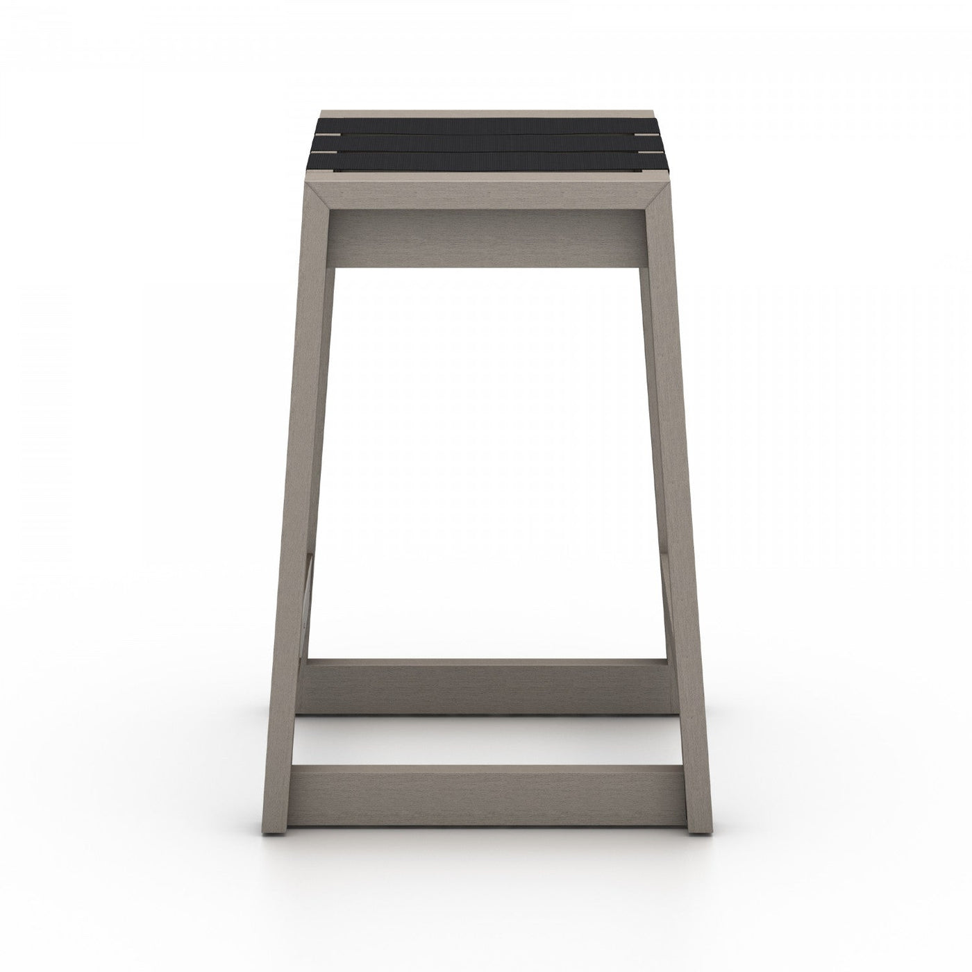 SONOMA OUTDOOR COUNTER STOOL, WEATHERED GREY