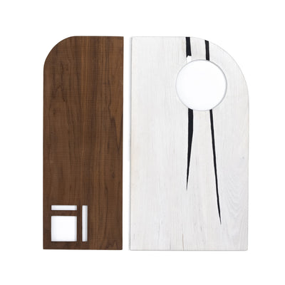 SEPARAR WALL DECOR-BANDSAW LIGHT WALNUT