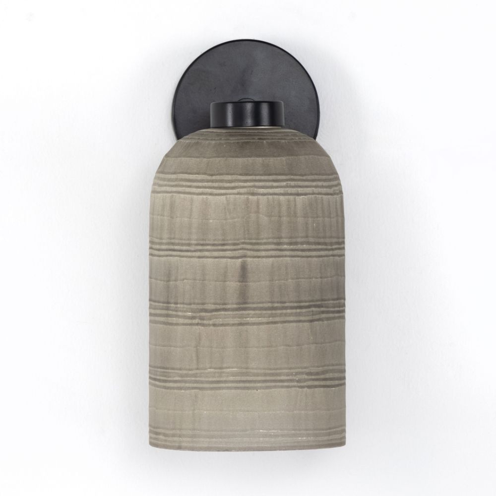 BRYNNER SCONCE-ANTIQUED IRON