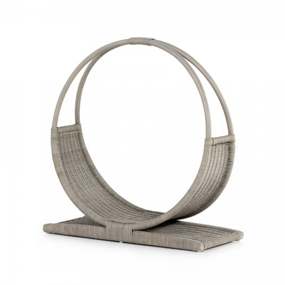 CIRCLE LOG STORAGE-ASHEN GREY
