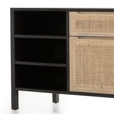 CLARITA MODULAR FILING CREDENZA,BLACK MANGO