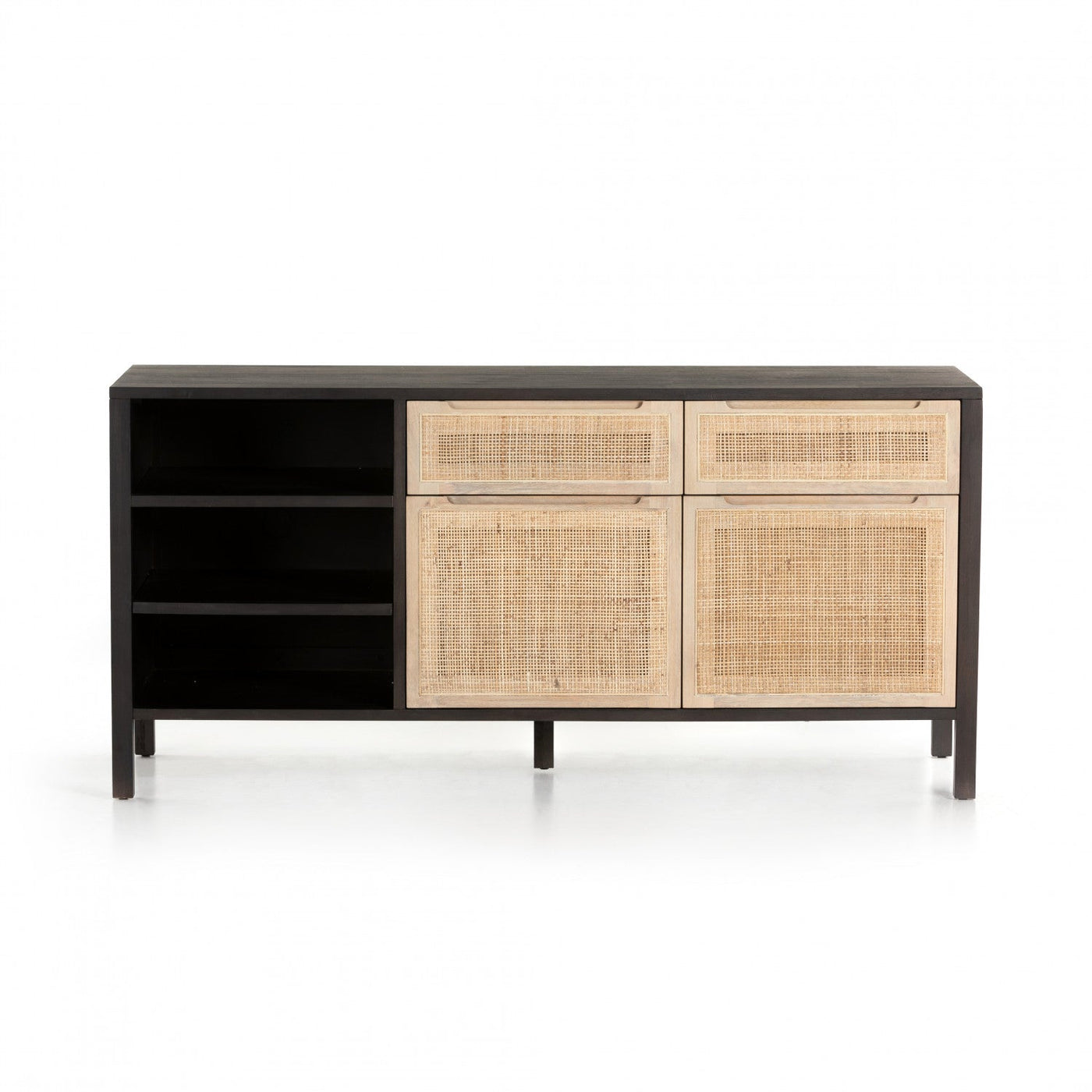 CLARITA MODULAR FILING CREDENZA,BLACK MANGO