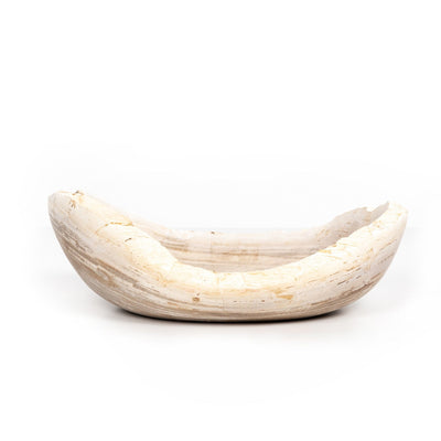 OVAL PETRIFIED WOOD BOWL-PETRIFIED WOOD