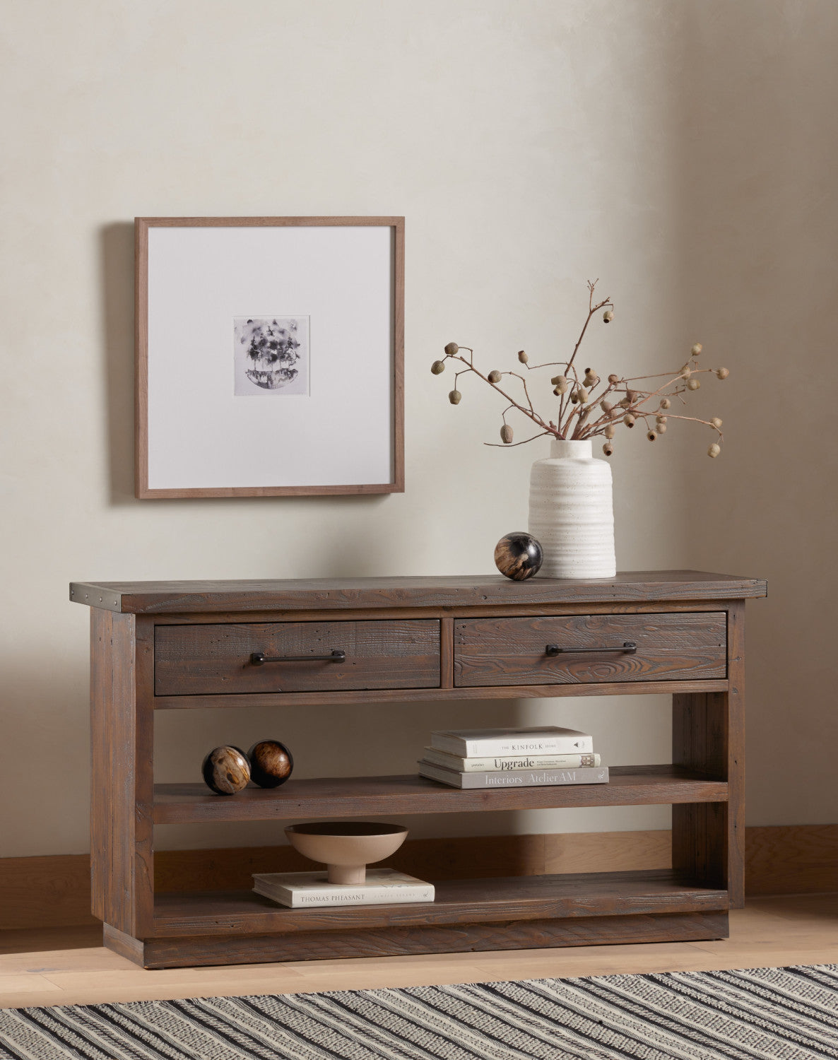 PETRIFIED WOOD BALLS, SET 3-DARK