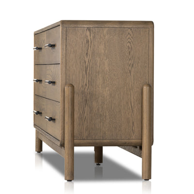 Caroline 6 Drawer Dresser-Smoked Oak