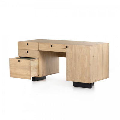 ULA EXECUTIVE DESK-DRY WASH POPLAR