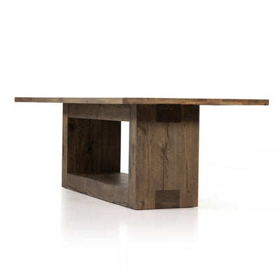 PERRIN DINING TABLE 93-RUSTIC FAWN