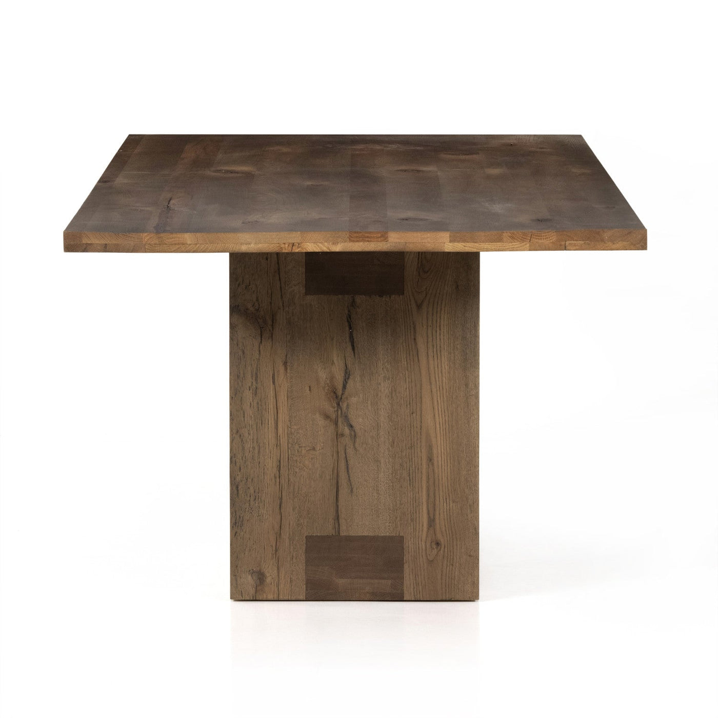 PERRIN DINING TABLE 93-RUSTIC FAWN