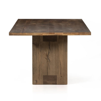 PERRIN DINING TABLE 93-RUSTIC FAWN