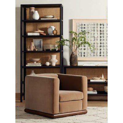 Elizabeth Swivel Chair-Surrey Taupe