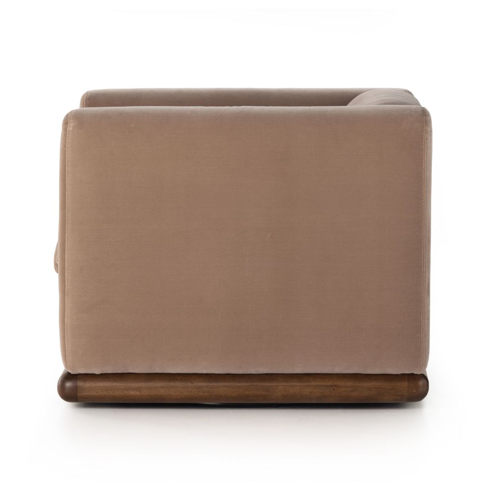 Elizabeth Swivel Chair-Surrey Taupe