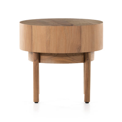 Atmore End Table-Natural Acacia