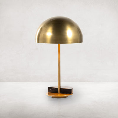ZANDA TABLE LAMP,BLACK ITALIAN MARBLE