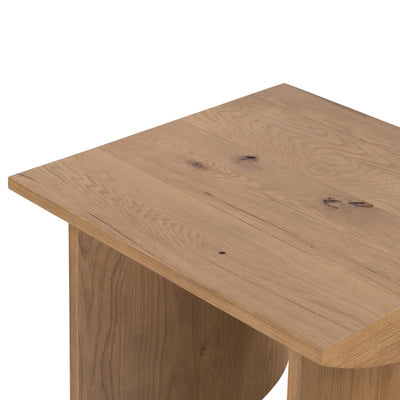 PICKFORD END TABLE-DUSTED OAK VENEER