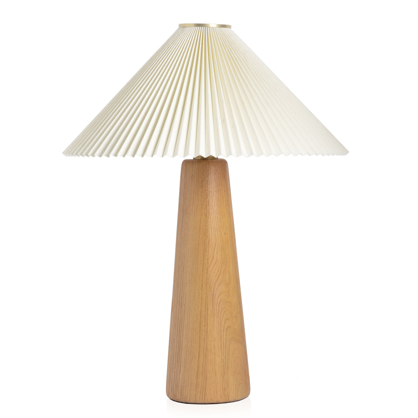 NORA TABLE LAMP-LIGHT OAK