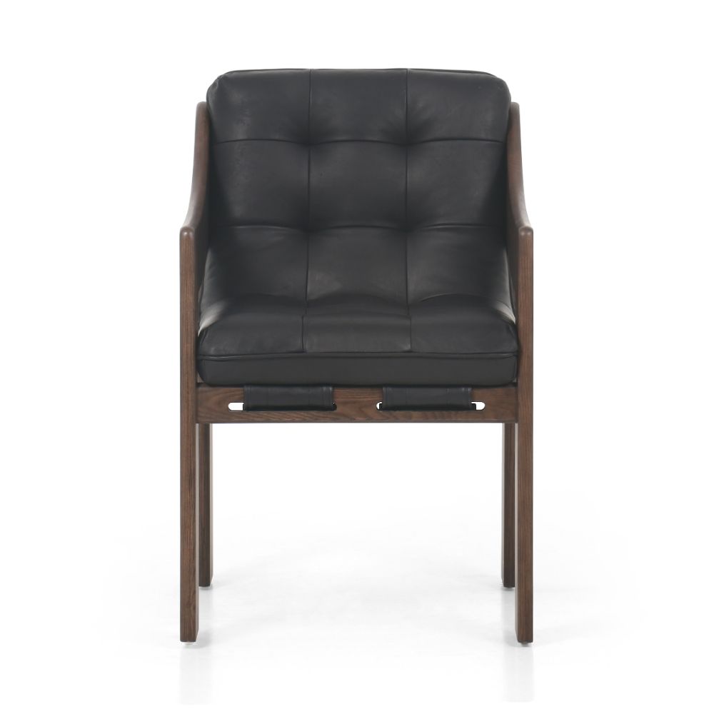 Halston Dining Armchair-Heirloom Black