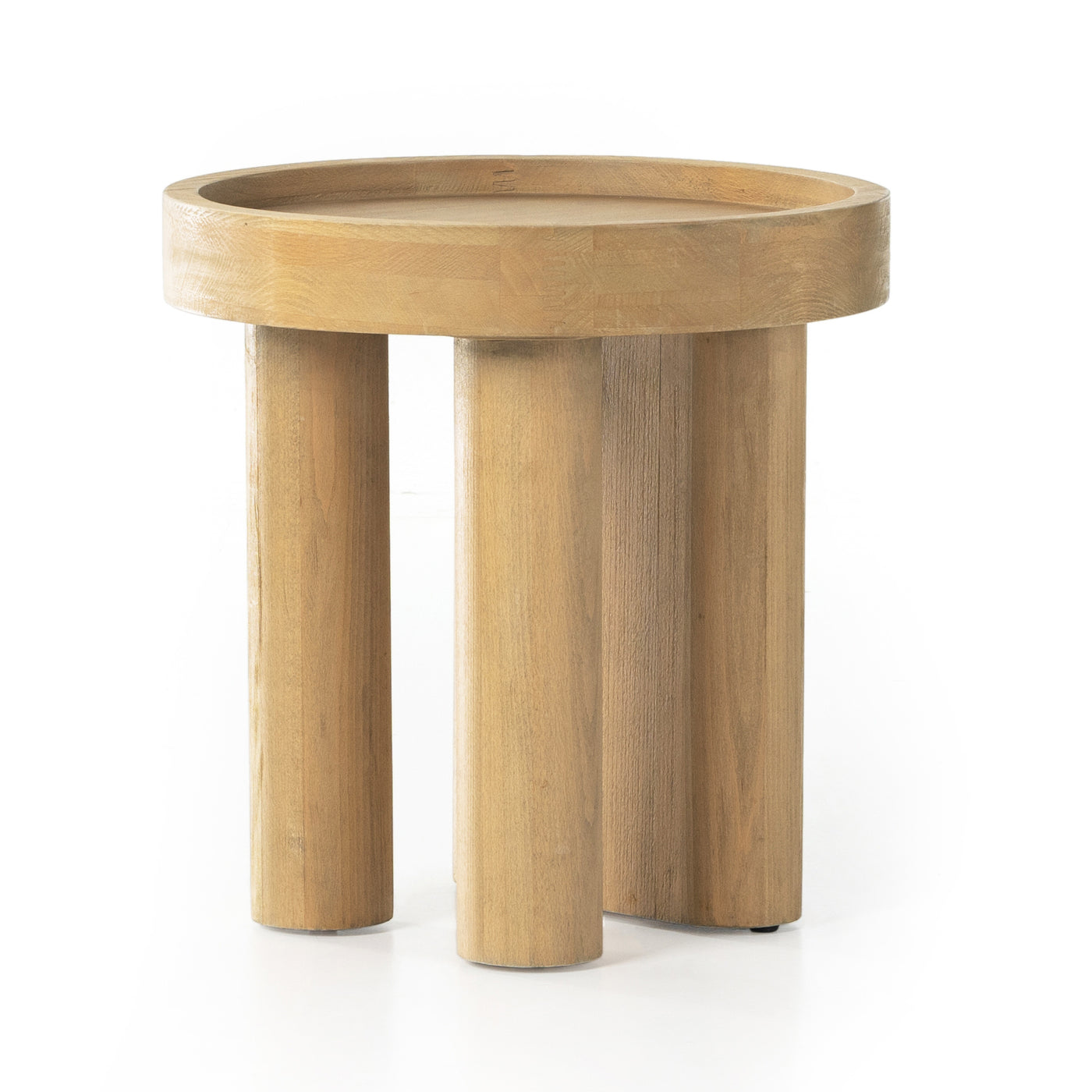 Schwell End Table-Natural Beech