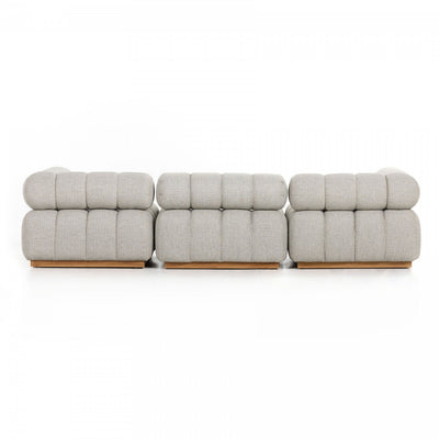 ROMA OUTDOOR 3PC SECTIONAL-ASH