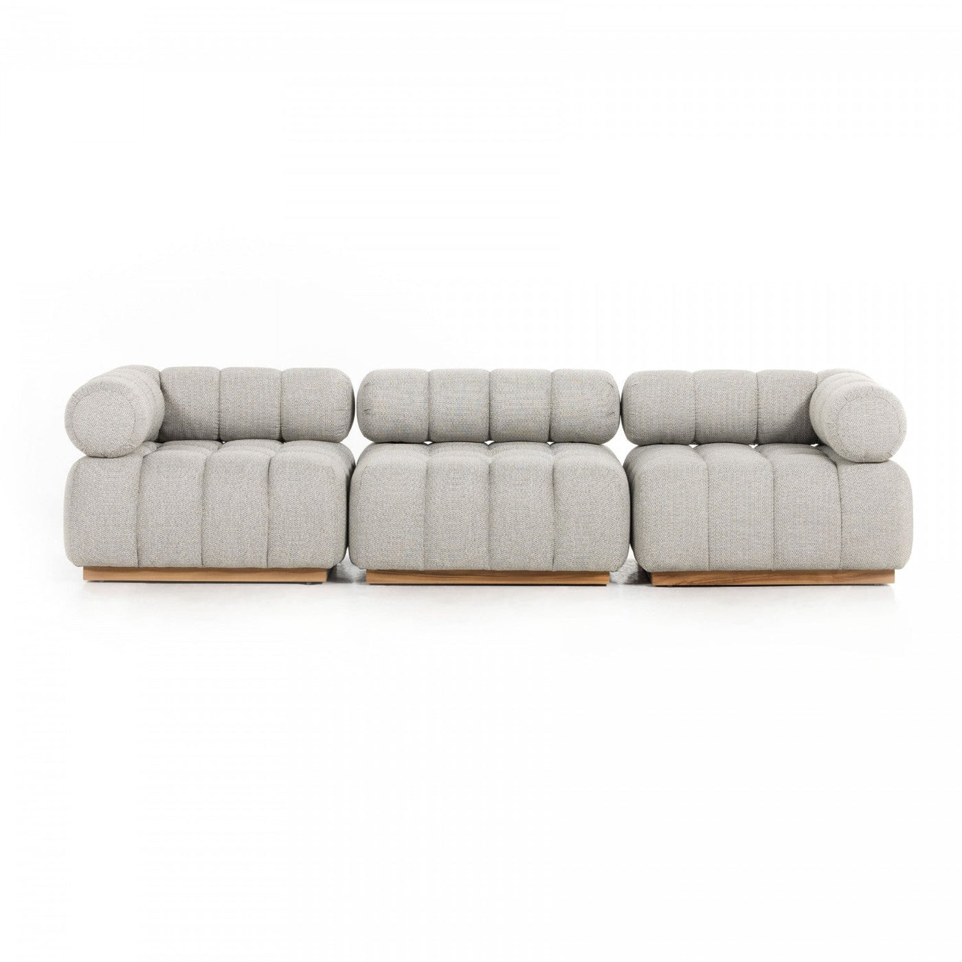ROMA OUTDOOR 3PC SECTIONAL-ASH
