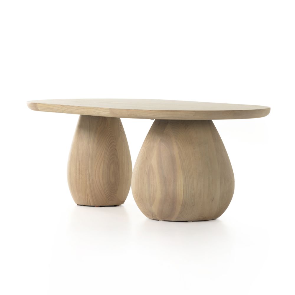 Merla Wood Coffee Table-Light Naturl Ash