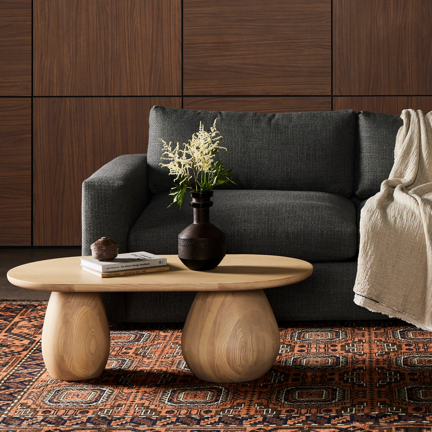 Merla Wood Coffee Table-Light Naturl Ash
