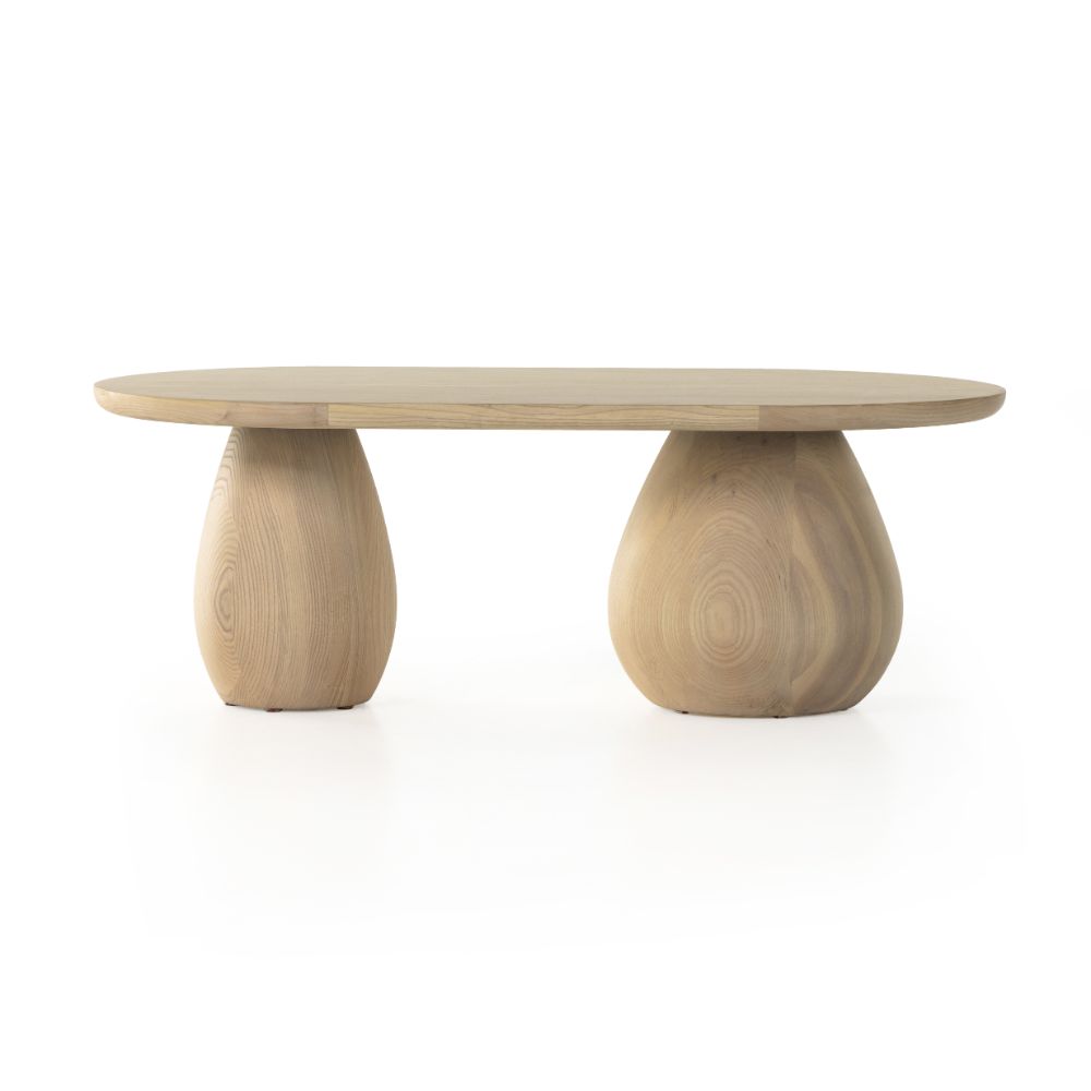 Merla Wood Coffee Table-Light Naturl Ash
