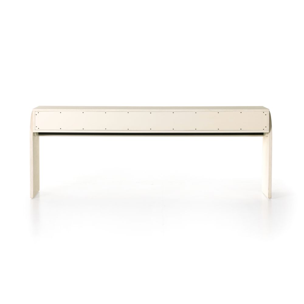 Cressida Console Table-Ivory Painted Ln
