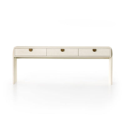 Cressida Console Table-Ivory Painted Ln