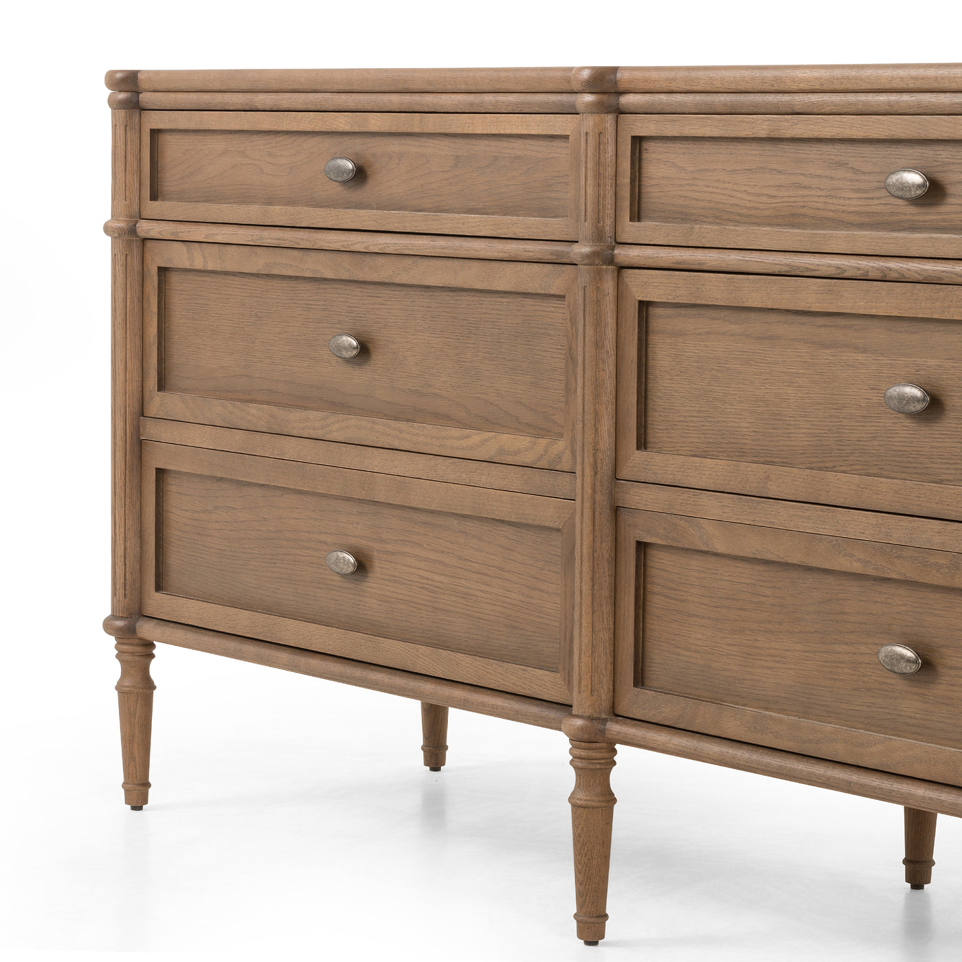 Toulouse 6 Drawer Dresser-Toasted Oak