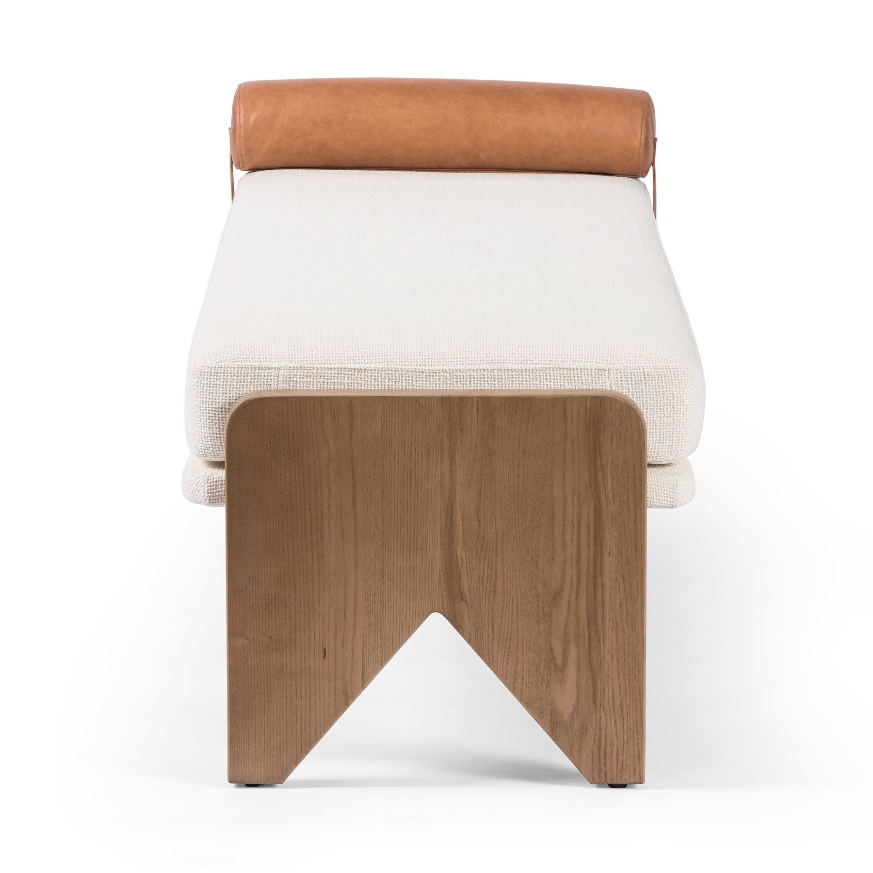 Conlen Accent Bench-Gibson White – Eclectic Goods Inc.