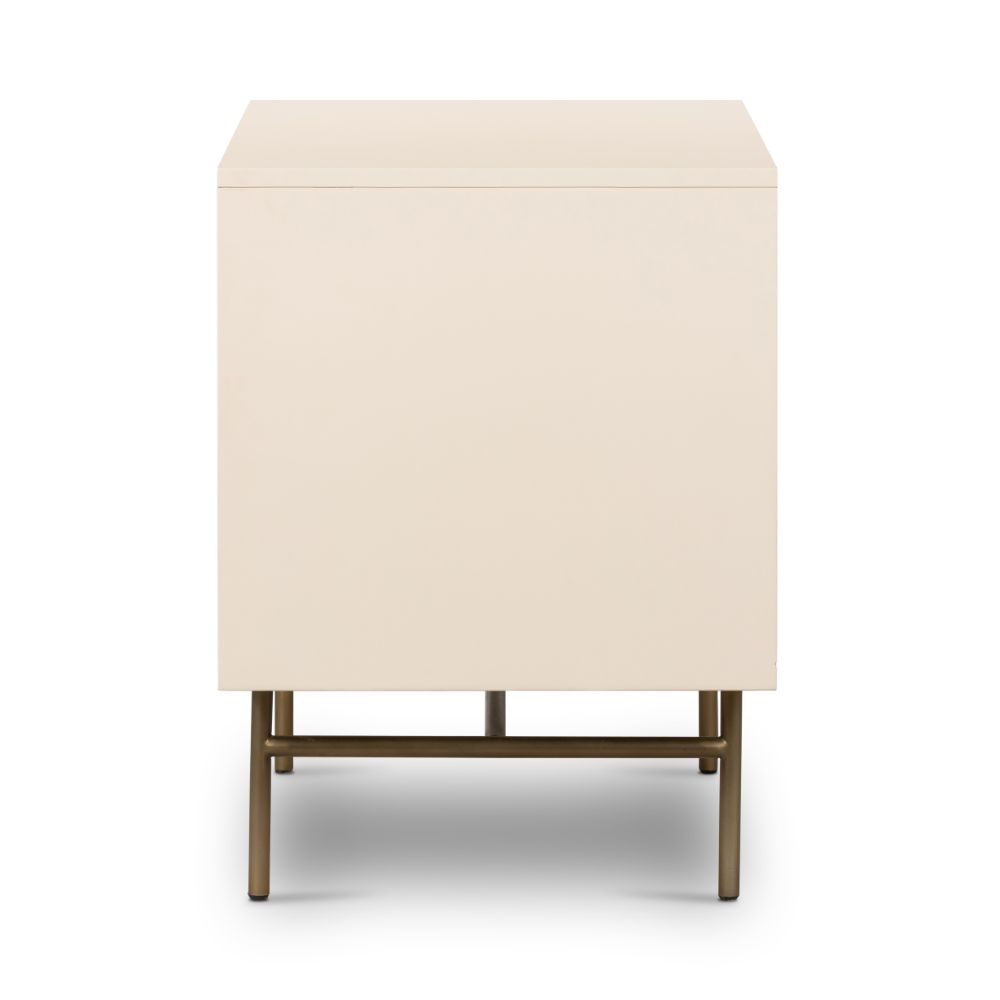 Luella Large Nightstand-Matte Alabaster