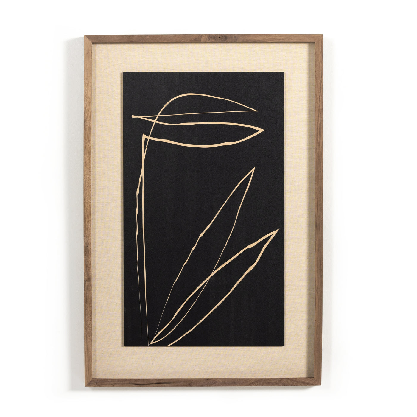 Abstract Botanic Line Drawing - Roseanne