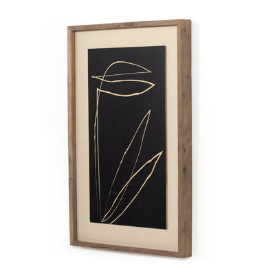 Abstract Botanic Line Drawing - Roseanne