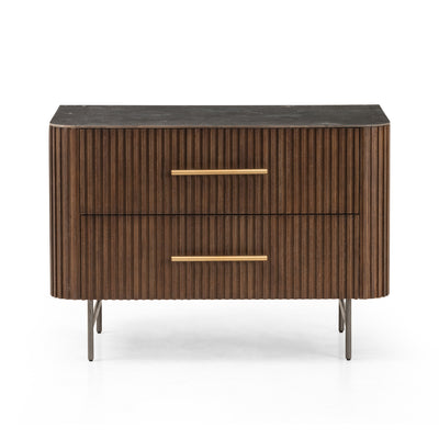 Fletcher Large Nightstand-Terra Brown