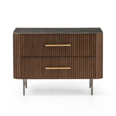 Fletcher Large Nightstand-Terra Brown