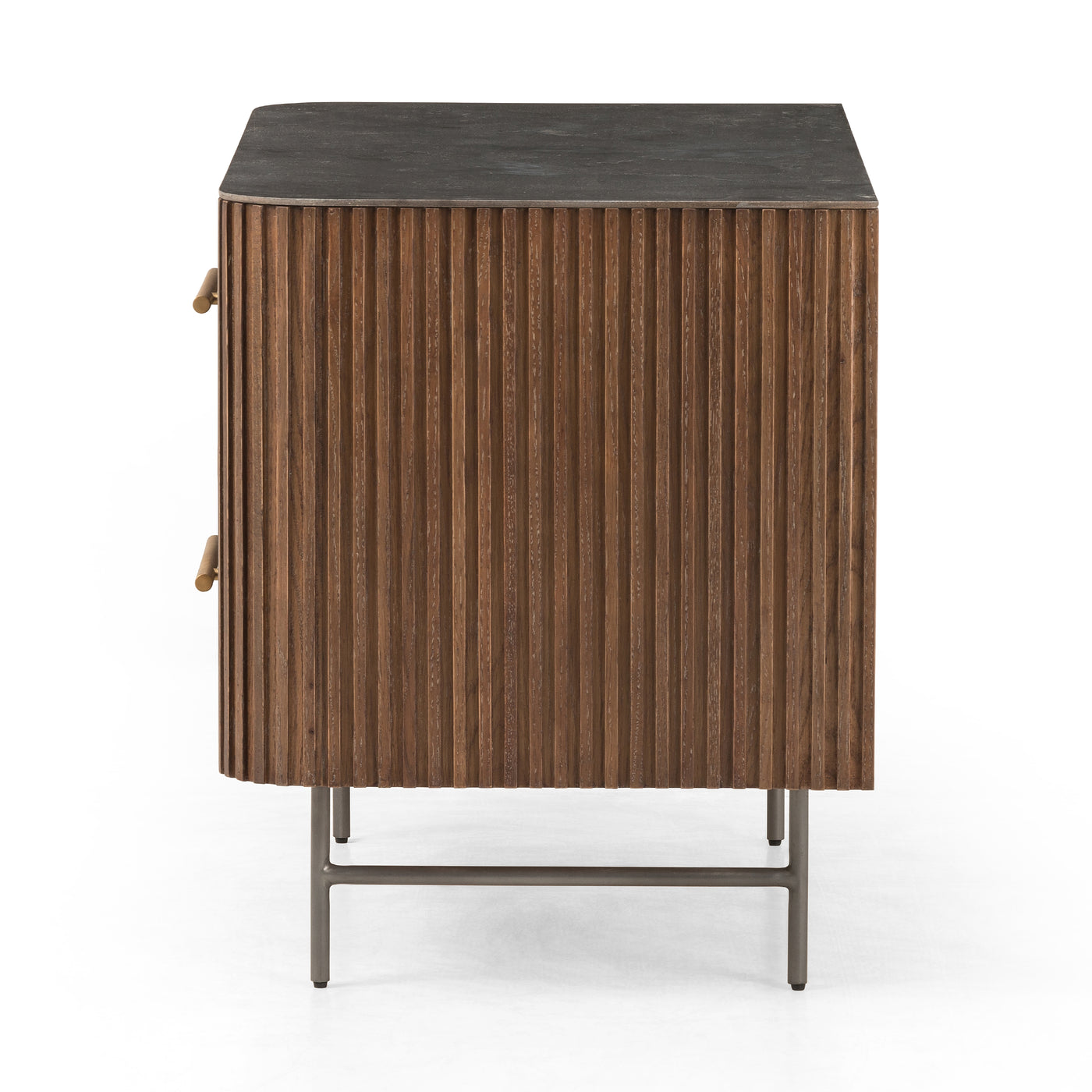 Fletcher Large Nightstand-Terra Brown