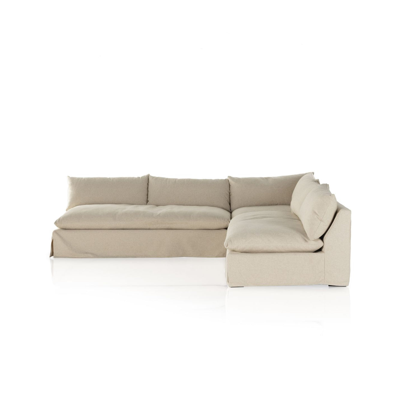 Grant Slipcover 3 Pc Sectional