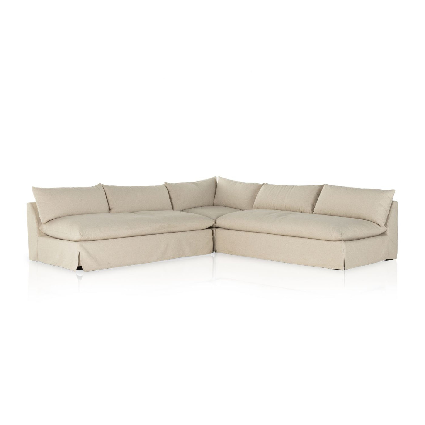 Grant Slipcover 3 Pc Sectional