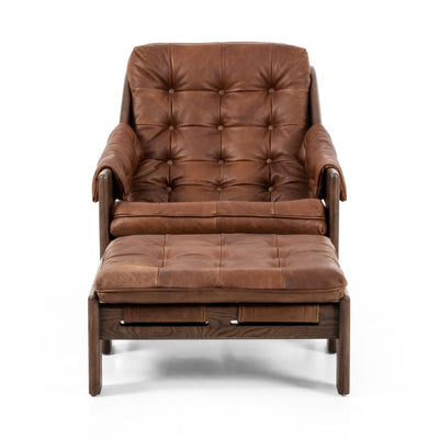 Halston Chair W/ Ottoman
