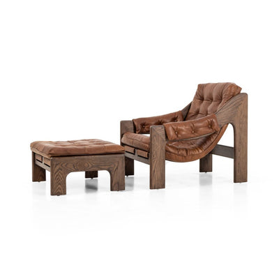 Halston Chair W/ Ottoman