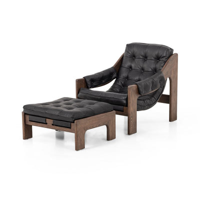 Halston Chair W/ Ottoman
