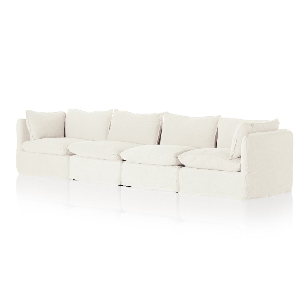 Andre Slipcover 4 Pc Sofa Sectional