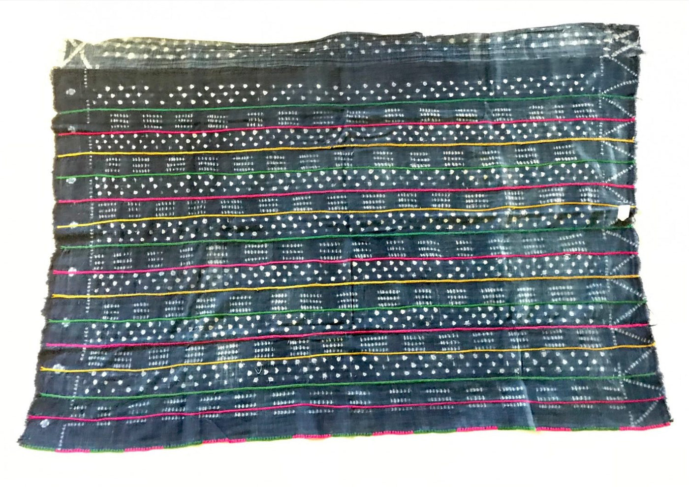 Vintage Indigo Throw Blanket No. 29