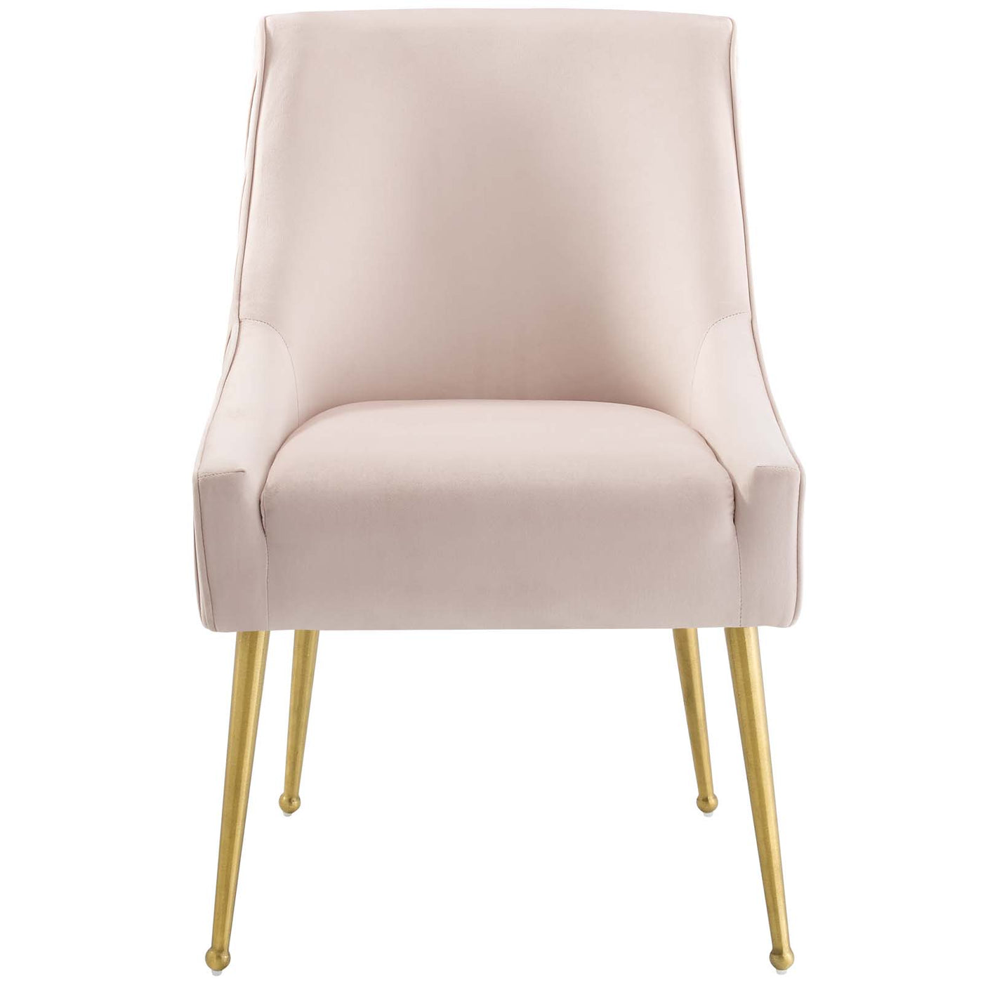 Fae Pleated Dining Chair Blush