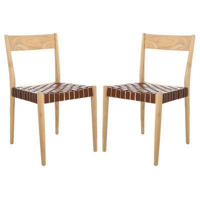 Modern Basket Woven Chair SET-2