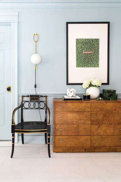 Gina Plug in Wall Sconce Aged Brass