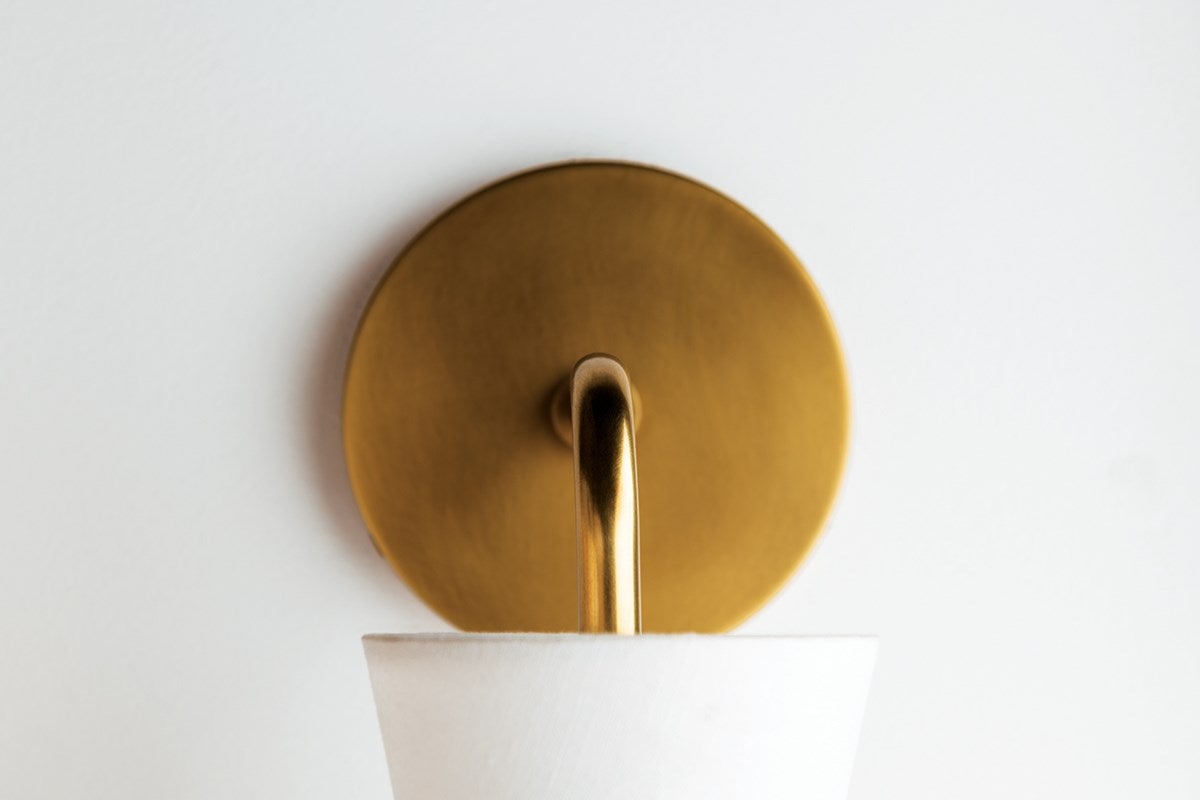 JULIA SCONCE AGED BRASS