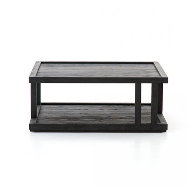 Drifted Black Oak Coffee Table