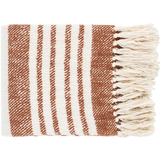 Stripe Throw- Burnt Orange